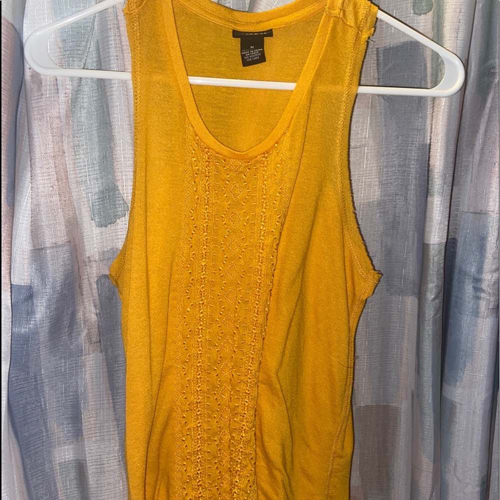 yellow tank